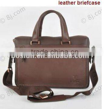 Hotsaling leather material briefcase for man