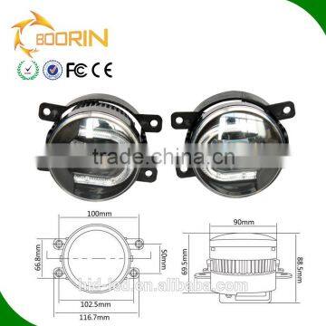 Guangzhou auto parts led fog head light 3.5 inch with DRL daytime running light saving power and environment