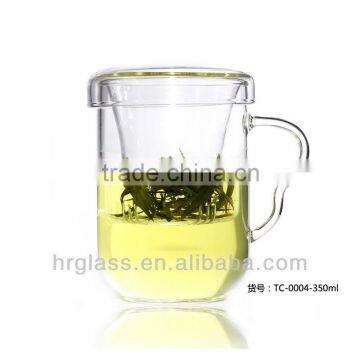 Factory direct wholesale glass tea cup mugs set