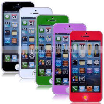 Colored Tempered Glass Screen Protector For iPhone 5 5S 5C