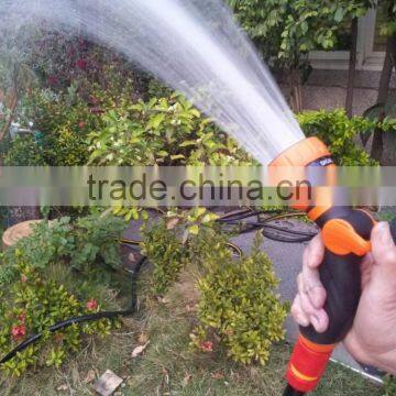6 Patterns Thumb Control Plastic Garden Hose Spary Nozzle Water Spray Gun photo-2