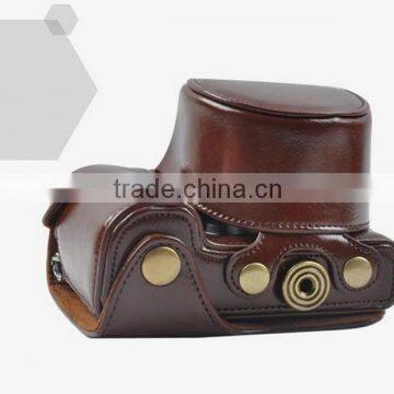 Wholesale vintage leather Camera Bag for Sony A6000 in Dongguan