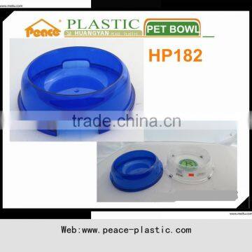 High quality round shape plastic pet bowl