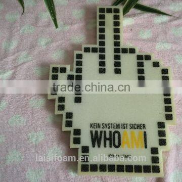 printed cheering finger foam palm foam hand for game cheering LS-F-022-A