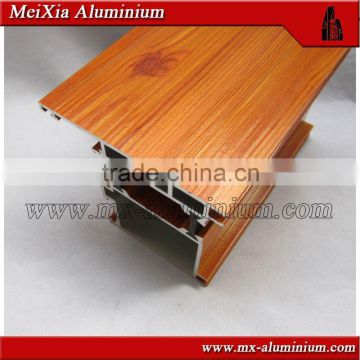 3D wood grain heat insulating aluminum profiles for window                        
                                                                                Supplier's Choice