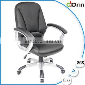 Types optional nylon armrest leather chair used for office