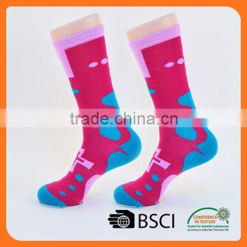 wholesale custom coloured snow sports merino wool socks