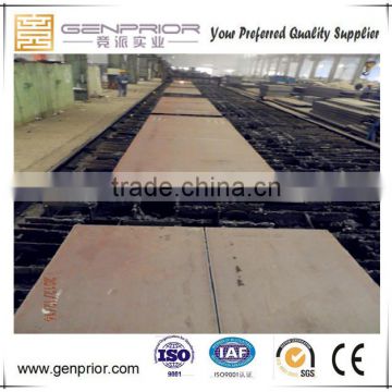 SGS inspection, ASTM A572Gr.50 high tensile structural steel plate, black painted