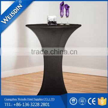 Hot Sale Cheap Polyester Spandex Table Cloth for Cocktail table in Party and Banquet