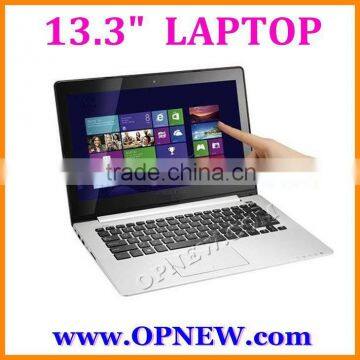 Super Slim 13.3 inch dual core Laptop computer PC wm8880 cpu 1.52Ghz with Bluetooth RJ45 port HDM 1GB DDRII 16GB SuperSlim