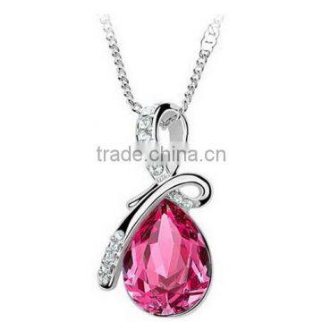 Women Jewelry Necklace Fashion Crystal Pendant Alloy Ailver Bracelet Chain photo-6