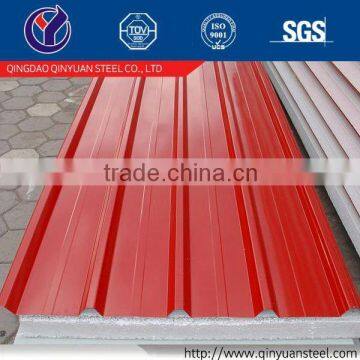 China supplier colorful galvanized corrugated steel roofing sheet