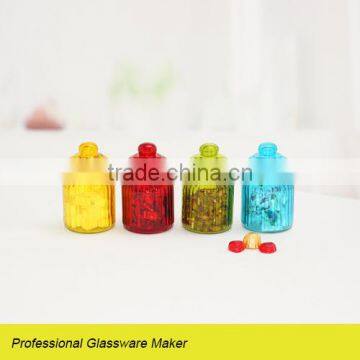 hot sale 4pcs airtight glass coffee sugar tea jar