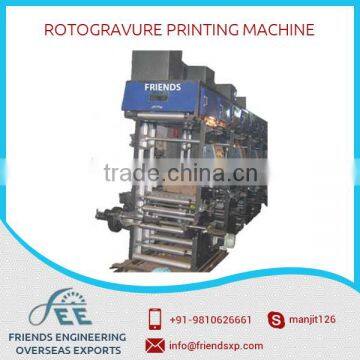 Newly Manufactured Rotogravure Printing Machine with DC Electric Motor