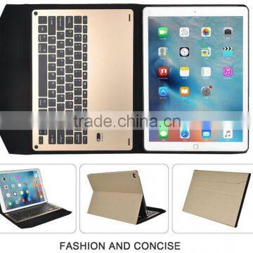 hot sale Keyboard Case for iPad Pro Ultra-thin aluminum Bluetooth Keyboard Portfolio Case for Apple ipad pro 12.9 inch tablet