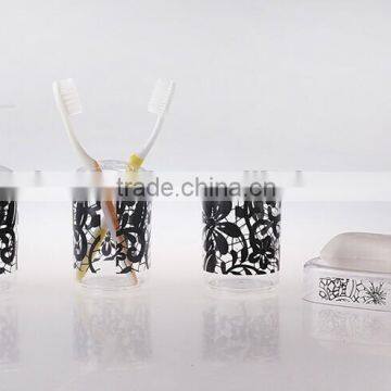 Functional 4pcs PS Bathroom Accessories