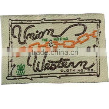 Factory Direct Labels for Clothing Garment Woven Label Woven Garment Label Garment Patch Label Woven Label Tag