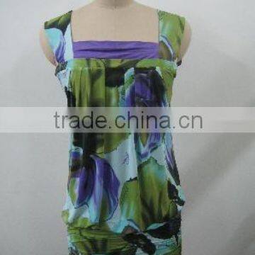 girl all over printed custom design short dress