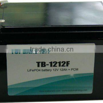 12v 12 mini motorcycle lithium battery TB-1212F