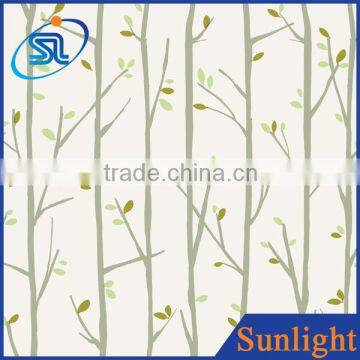 Sunlight D91504 Modern colourful tree leaves non-woven wallpaper for kids room