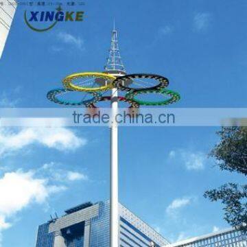 High quality Steel galvanized wholesale price 15~35m led high mast light with auto lifting system