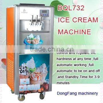 soft serve ice cream recipe BQL732 icecream making machine