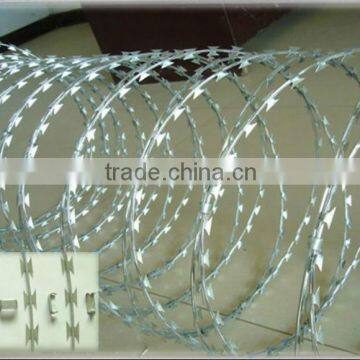 Concertina razor barbed wire/razor wire for military use