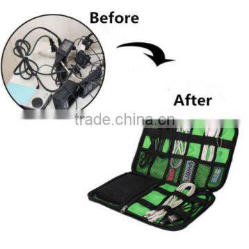 Portable Universal Electronics Accessories Travel Carrying Cable Organizer Bag Case photo-4