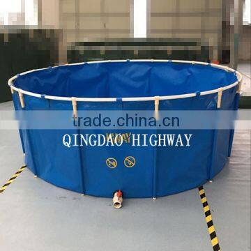 PVC liner Collapsible and movable plastic 20000 gallons water tank