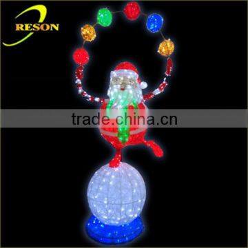 LED christmas light electric santa claus