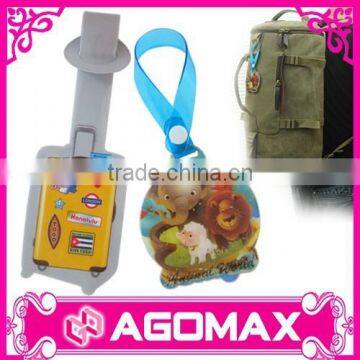 Low cost business gift durable plastic golf bag tag