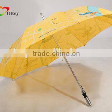 27 Inch aluminium frame advertising garden umbrella