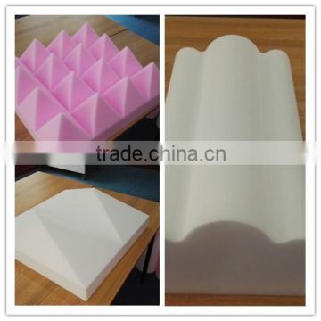 Custom heat retardant and fire retardant acoustic melamine foam