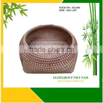 Vietnamese rattan refreshments box storage box decorated tea accessories.