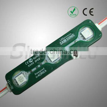 2016 new and hot sales 3 Leds 0.72W SMD 5050 IP 68 injection led module