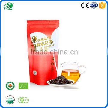 Organic black tea for reducing blood pressure