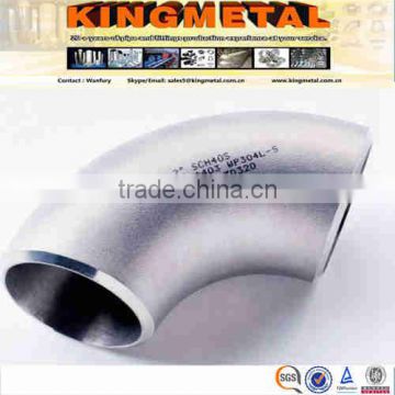 6" 90 Elbow Type A403 WP304 SMLS and Welding Connection stainless steel pipe fittings