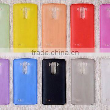 2015 New Coming PP Frosted Transparent Phone Case for LG G3