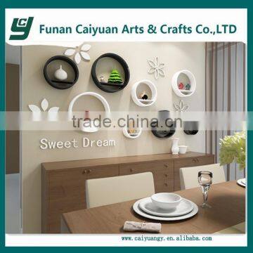 2014 hot sale wooden hone decoratipon Mdf decorative wall shelf