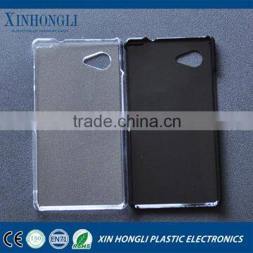 High Quality Thin PC Transparent TPU Translucent Case Hard Back Shell For Aquos Zeta