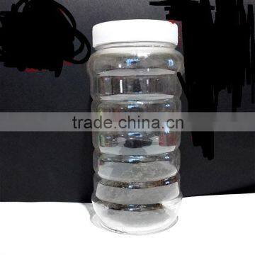 Square round white cover band cover Huanggai honey bottle