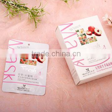 Japan Peach Fresh Firming White Face Mask