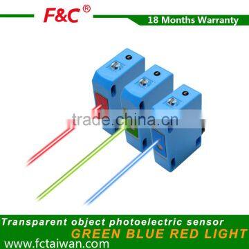High quality Green light color mark sensor switch with CE