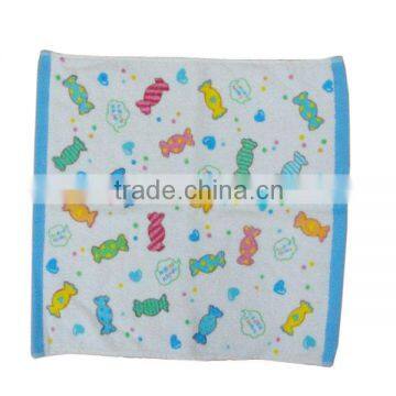 100% cotton terry print face towel