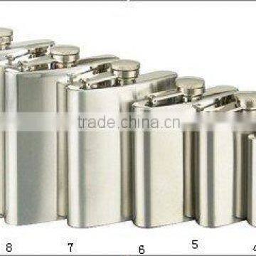 hip flask stainless steel can print logo