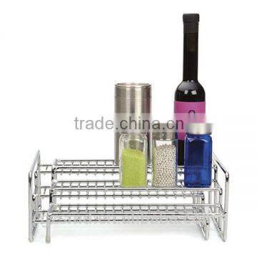 Count Top Chrome Extendable Kitchen Spice Rack