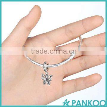 925 Sterling Silver Love Takes Flight, Clear CZ Butterfly Charms Beads Fit Bracelet & Necklace Jewelry Accessories photo-6