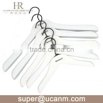 HRB-005W White woode clothes hanger