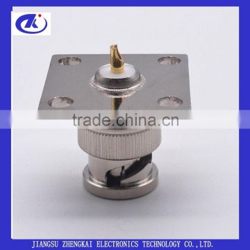 RF Coaxial BNC male flange connector