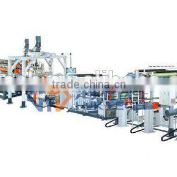 Plastic sheet machine-----PET PLA PC Single-Screw Co-Extrusion Line